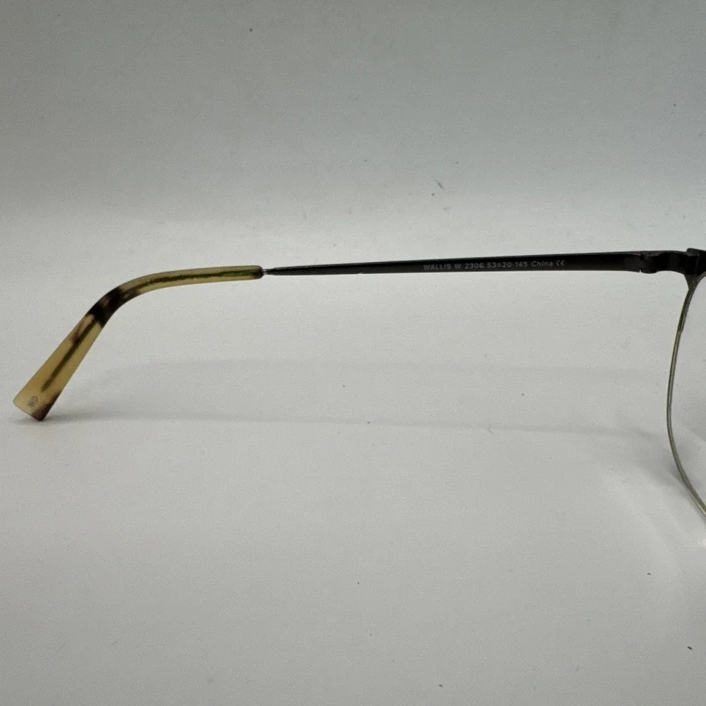 Warby Parker Wallis W 2306 Carbon Eyeglass Frames 52 20 145